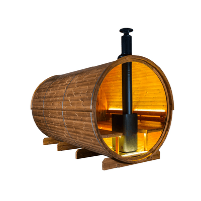 在庫有 <HARVIA>家庭用サウナ (BR2236 Full Moon) ※薪ストーブ込み