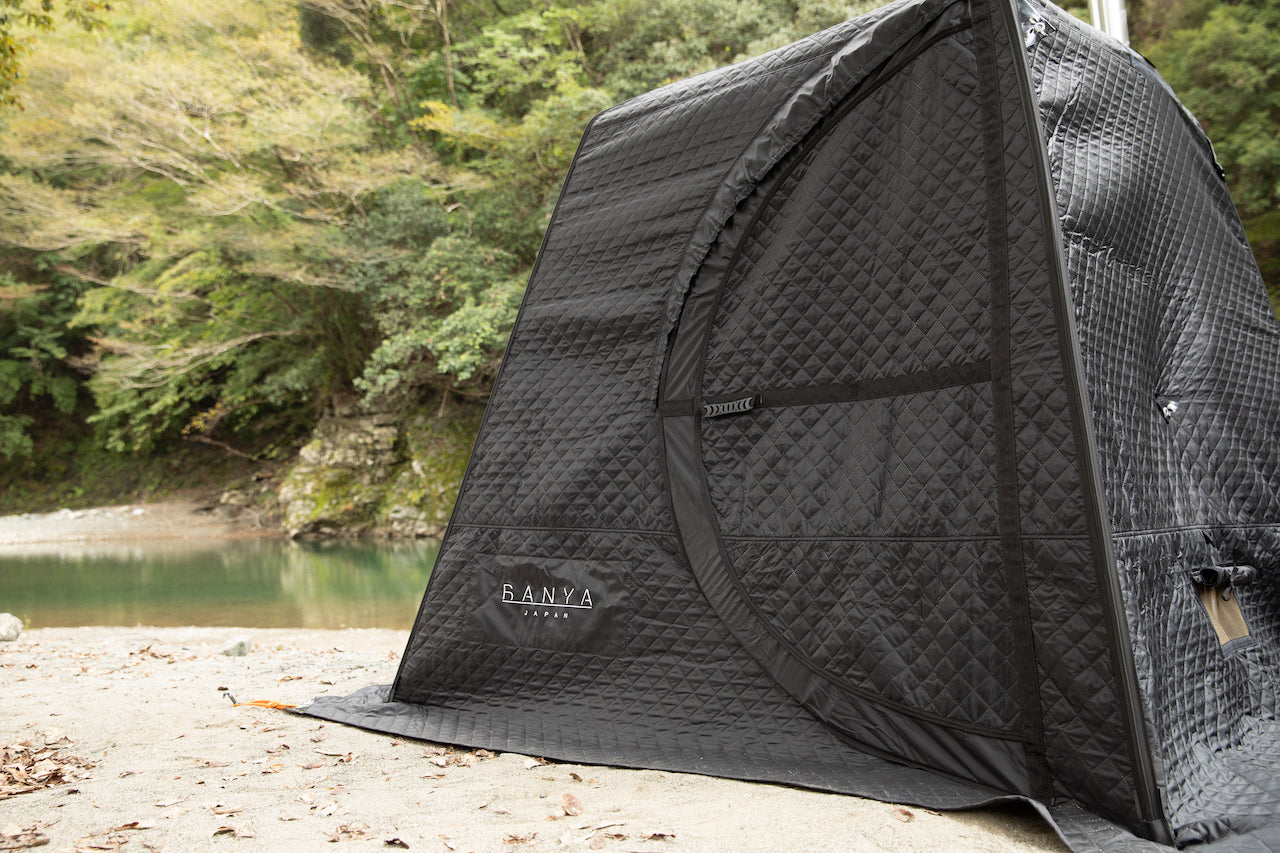 TERMA-10 Arctic グレー 三層式テントサウナ セット割引あります BANYA＞テントサウナ (TERMA 10 Arctic) – 自宅サウナ・家庭用