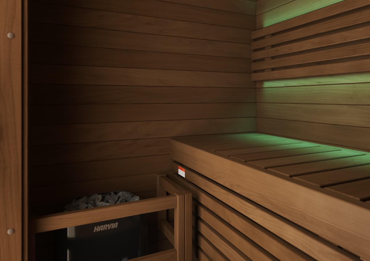 在庫有 ＜HARVIA＞家庭用サウナ(Sopo 1212) ※ストーブ込み – 自宅