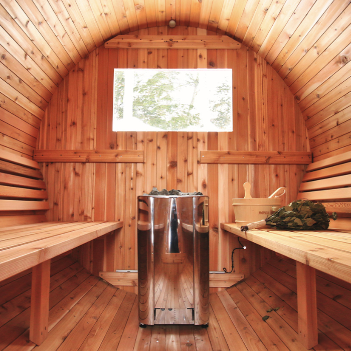 在庫有 ＜HARVIA＞バレルサウナ BR1818 (D1829xW1829xH1956) ※ストーブ
